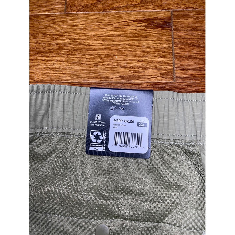 Eddie Bauer Tan Ripstop Tech Shorts Size XXL‎ - Picture 6 of 12